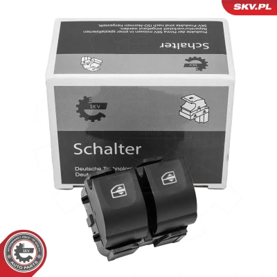 Kuva Kytkin, lasinnostin 12V, Eteen, vasen Esen skv 37SKV516 smart forfour halvkombi, fortwo cabriolet, coupé OE 254117227R, A4539059500