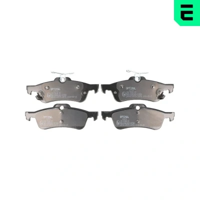 Kuva OPTIMAL BP 12379 Jarrupalat Taka akseli akustisella kulumavaroittimella TOYOTA: Yaris II Hatchback, III Hatchback