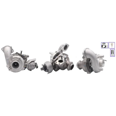 Kuva ELSTOCK 91 2122 Turboahdin Pakokaasuahdin, pneumaattisesti säädetty toimilaite (aktuaattori) Tiivisteillä VOLVO: V50, V70 3, S40 II, CITROËN: C5 3