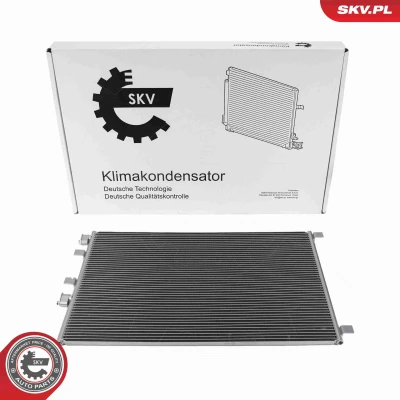 Kuva ESEN SKV 86SKV440 Ilmastoinnin Lauhdutin ilman vedenerotinta Alumiini 654mm RENAULT: MEGANE 2 Coupe Cabriolet