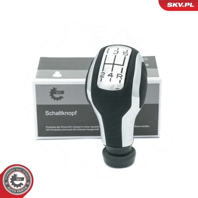 Kuva ESEN SKV 63SKV101 Vaihdekepin nuppi 5 vaihteinen PU (polyuretaani), Nahka