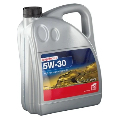 Kuva Febi Bilstein Longlife Plus 5W 30 5l Moottoriöljy 32947 BMW: 3 Sedan, 5 Touring, VOLKSWAGEN: Tiguan I, Transporter 5, Multivan (7HM