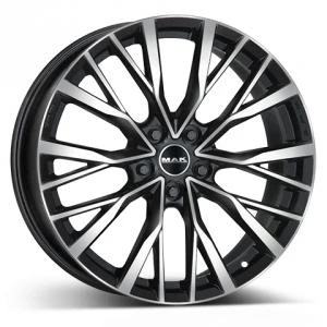 Kuva MAK Kent Black Polished 8.5x20 5/120 ET38 B72.6