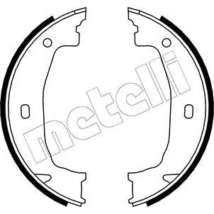 Kuva Jarrukenkäsarja, seisontajarru, Taka akseli ALPINA, BMW OE 34 21 2 213 310, 41 1 163 244, 165 968