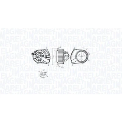 Kuva MAGNETI MARELLI 069412767010 Lämmityslaitteen Puhallin