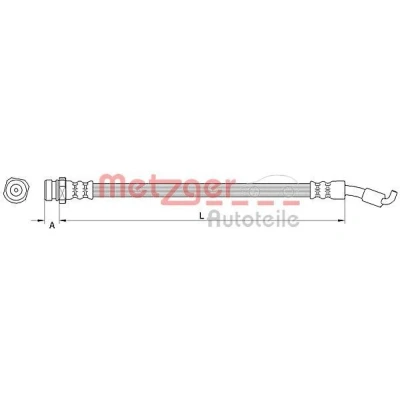 Kuva METZGER 4110821 Jarruletku 310 M10 x 1