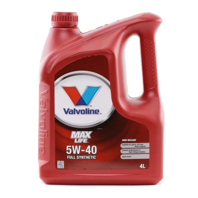 Kuva Valvoline Maxlife 5W 40 4l Moottoriöljy 872364 VOLKSWAGEN: Transporter 5, Multivan 5 (7HM, Passat B6 Variant, MERCEDES BENZ: C sarja Sedan