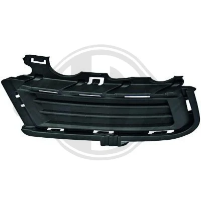 Kuva DIEDERICHS 2216046 Puskurin Ritilä Ilman aukkoa/aukkoja sumuvaloille Oikea VOLKSWAGEN: Golf 7 Variant