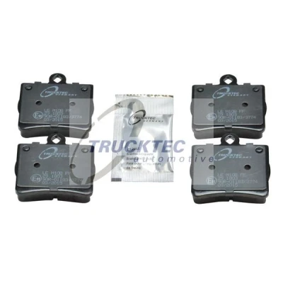 Kuva TRUCKTEC AUTOMOTIVE 02.35.120 Jarrupalat Taka akseli Ilman kulumisenilmaisinta MERCEDES BENZ: C sarja Sedan