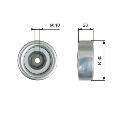 Kuva GATES FleetRunner Micro V Kit T36778 Ohjainrulla