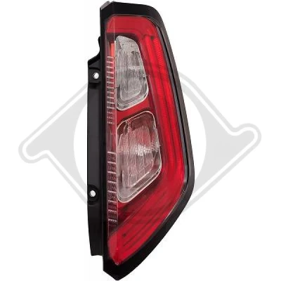 Kuva DIEDERICHS 3457090 Takavalot Oikea P21W, PY21W, LED