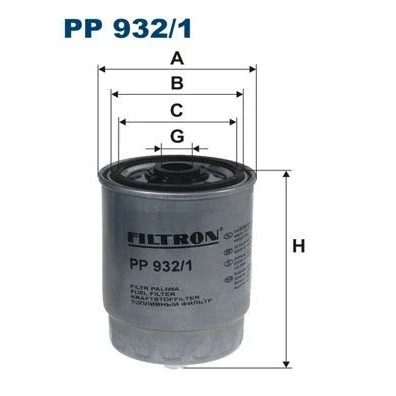 Kuva Polttoainesuodatin VOLVO S60 I, S80 V70 II, XC70 CROSS COUNTRY XC90 VAN I OE 31261191, 8624522, 8683212
