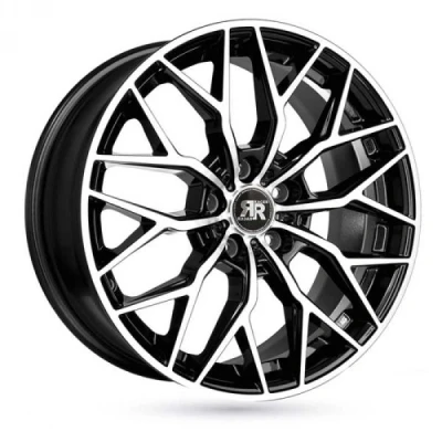 Kuva Racer Mygal Shiny Black Machined Face 8/19 5/114,3 ET45 B67