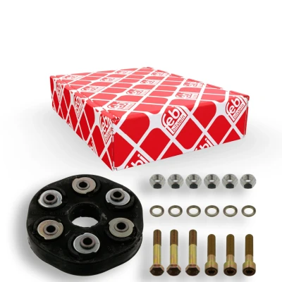 Kuva febi BILSTEIN 10581 Kardaanin Kuminivel 90 132 Plus Ruuveilla, aluslaatat mutterien kanssa MERCEDES BENZ: W123 Sedan
