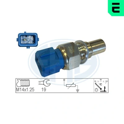 Kuva Tunnistin, jäähdytysnesteen lämpötila Citroën, Fiat, Hyundai, Lancia, Peugeot OE 1338 09, 96 018 426, 9601842680