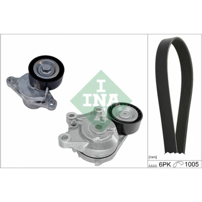 Kuva INA 529 0581 10 Moniurahihnasarja PEUGEOT: Expert III Van, 508 I Sedan, 3008 II SUV, CITROËN: C4 Grand Picasso 2