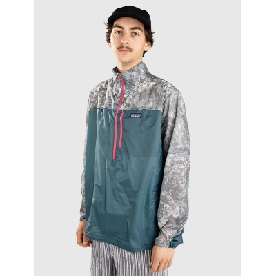Kuva Patagonia Houdini Stash 1/2 ZIP Tuulitakki, Koko: Large, Wetland blue/thermal blue