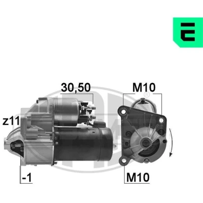 Kuva Käynnistin dacia, mazda, opel, renault, suzuki, volvo OE 1516807R, 44 00 331, 02 118