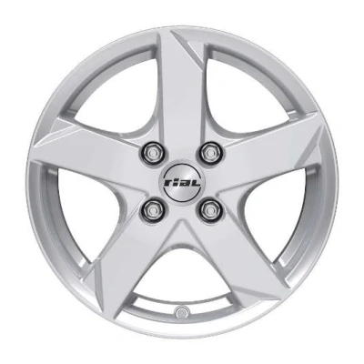 Kuva Rial Kodiak Polar Silver 6x15 4/100 ET39 B56.6
