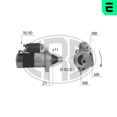 Kuva ERA 220079A Starttimoottori 12 1,4 11 LADA: Nova Sedan, 1200 1600 StW