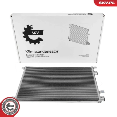 Kuva ESEN SKV 86SKV020 Ilmastoinnin Lauhdutin ilman vedenerotinta Alumiini 645mm RENAULT: MEGANE 2 Coupe Cabriolet