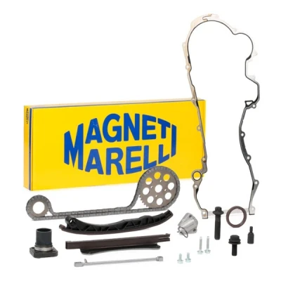 Kuva MAGNETI MARELLI 341500000102 Jakoketjusarja Tiivisteillä Ruuvisarjalla Ketju koteloitu, Yksinkertainen OPEL: Corsa D Hatchback, Astra J Sports Tourer