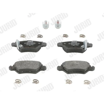 Kuva JURID 573010J Jarrupalat akustisella kulumavaroittimella Tarvikkeilla OPEL: Astra G Caravan, CC, Zafira A
