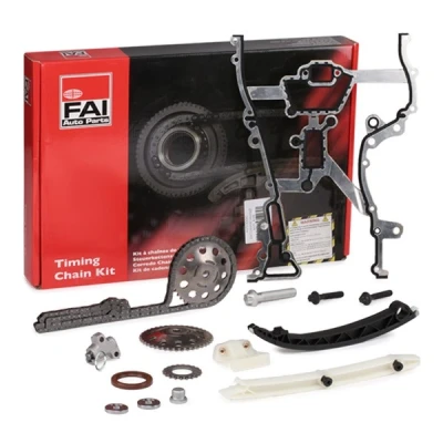 Kuva FAI AutoParts TCK4S Jakoketjusarja Tiivisteillä, Hammaspyörillä Yksinkertainen, Niittiketju OPEL: Corsa D Hatchback, Combo C Tour, Hatchback