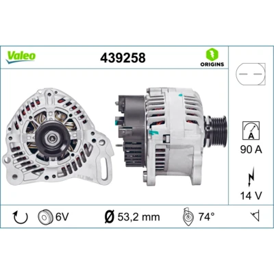 Kuva Laturi, generaattori VALEO 439258