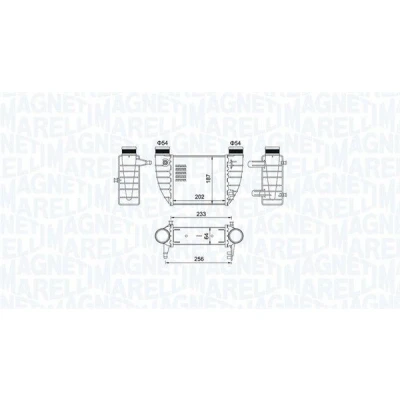 Kuva MAGNETI MARELLI 351319204850 Välijäähdytin AUDI: A4 B7 Sedan