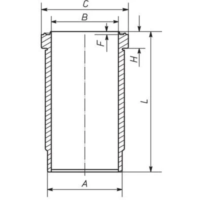 Kuva Sylinteriputki MAHLE ORIGINAL 227 WN 67 01