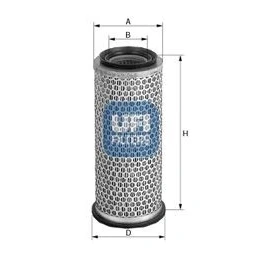 Kuva UFI 27.319.00 Ilmansuodatin 595mm 307, 325mm Suodatinpanos
