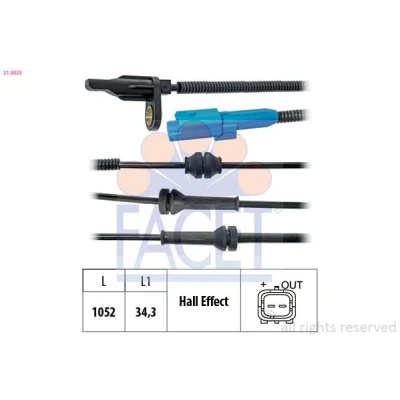 Kuva ABS anturi FACET 21.0025