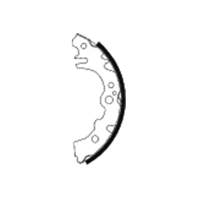 Kuva TEXTAR 91068000 Jarrukengät 165mm 28mm ilman seisontajarrukahvaa