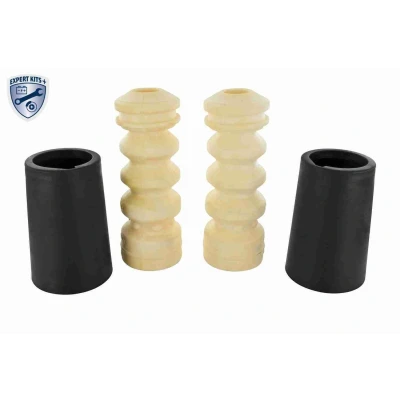 Kuva VAICO V10 1585 Iskunvaimentimen Suojakumi Taka akseli Q+, original equipment manufacturer quality MADE IN GERMANY VOLKSWAGEN: Polo III Hatchback
