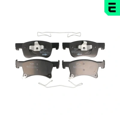 Kuva OPTIMAL BP 12698 Jarrupalat Etuakseli akustisella kulumavaroittimella Tarvikkeilla OPEL: Corsa E Hatchback, Adam