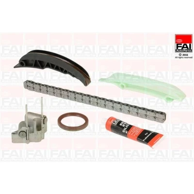 Kuva FAI AutoParts TCK74T Jakoketjusarja Tiivisteillä, ilman hammaspyöriä hammaspyörää Yksinkertainen, Niittiketju BMW: 5 Touring, 3 Sedan