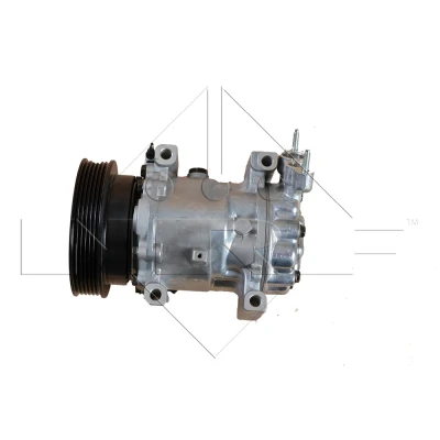Kuva NRF EASY FIT 32259 Ilmastoinnin Kompressori SD6V12 12 PAG 46 kompressoriöljyllä, Tiivisterenkaalla RENAULT: CLIO 2
