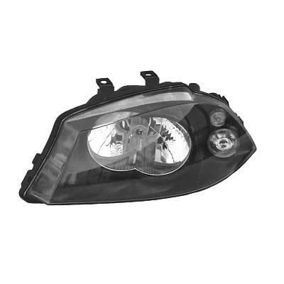Kuva VAN WEZEL 4917961 Ajovaloumpio Vasen H4 Keltainen Oikeanpuoleiselle liikenteelle ilman valokorkeussäätimen moottoria P43t SEAT: Ibiza 3