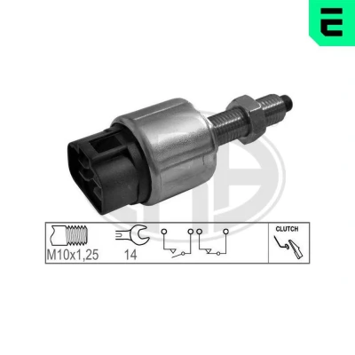 Kuva Jarruvalokatkaisija ACURA, DAEWOO, HONDA, ISUZU, KIA, MITSUBISHI, OPEL, SSANGYONG, VAUXHALL OE 0K20C 66490A, 12 40 554, 36750 SE0 003