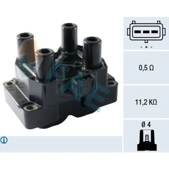 Kuva Sytytyspuola OPEL, VAUXHALL OE 1208065, 2240052D01, 2240052D03000