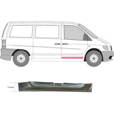 Kuva Ovi, Eteen, oikea MERCEDES BENZ VITO Buss [W638], Skåp V KLASS [638/2] OE