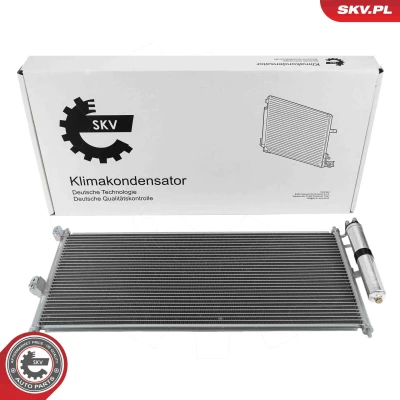 Kuva ESEN SKV 86SKV256 Ilmastoinnin Lauhdutin ilman vedenerotinta Alumiini 735mm