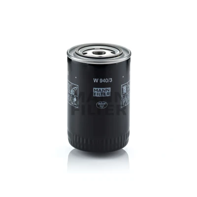 Kuva MANN FILTER W 940/3 Öljynsuodatin 3/4 16 UNF 2 peruutuksenestoventtiilillä Ruuvattava suodatin OPEL: Rekord E1 Sedan