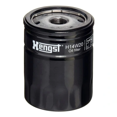 Kuva HENGST FILTER H14W20 Öljynsuodatin 3/4 16 UNF Ruuvattava suodatin FORD: Sierra Mk2 Sedan, FIESTA 4, 3