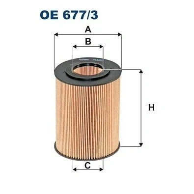 Kuva Öljynsuodatin FILTRON OE 677/3