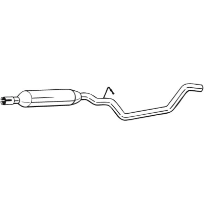 Kuva Keskiäänenvaimentaja VW PASSAT B6, B6 Variant, CC OE 3C0253209D, 3C0253209H