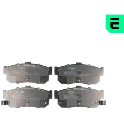 Kuva OPTIMAL BP 09728 Jarrupalat Taka akseli akustisella kulumavaroittimella NISSAN: ALMERA 1 Hatchback, Maxima V QX Sedan,
