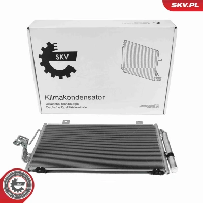 Kuva ESEN SKV 86SKV537 Ilmastoinnin Lauhdutin Vedenerottimella Alumiini 678mm MAZDA: 6 Sedan