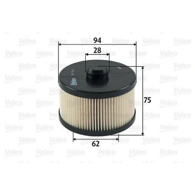 Kuva VALEO 587929 Polttoainesuodatin Suodatinpanos CHRYSLER: VOYAGER 4